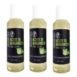 Aceite De Bergamota 125 Ml Crece Barba Y Bigote Kit 3