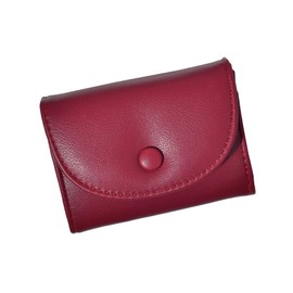 YAMEIZE Small Wallet for Woman Slim Cute Purse PU Leather Flip Solid Wallets with Card Holder Zipper Coin Purses for Girls Ladies