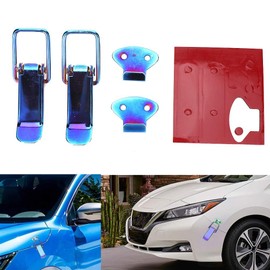 KIMISS Auto Bumper Clip Hasp,Universal Security Car Truck Hook Lock Clip Quick Release Small Blue