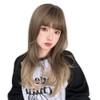 Bright Lara tf1762-RDG Women's Wig, Bob, Short, Full Wig, Center