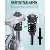 SCITOO - 2Pcs Front Complete Struts Spring Assembly + 2Pcs