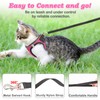 SALFSE Cat Harness and Leash for Walking Escape Proof, Adjustable