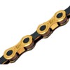 KMC X12 12 Speed Chain, Ti-N Gold/Black, 126 Link