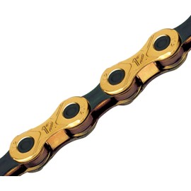 KMC X12 12 Speed Chain, Ti-N Gold/Black, 126 Link