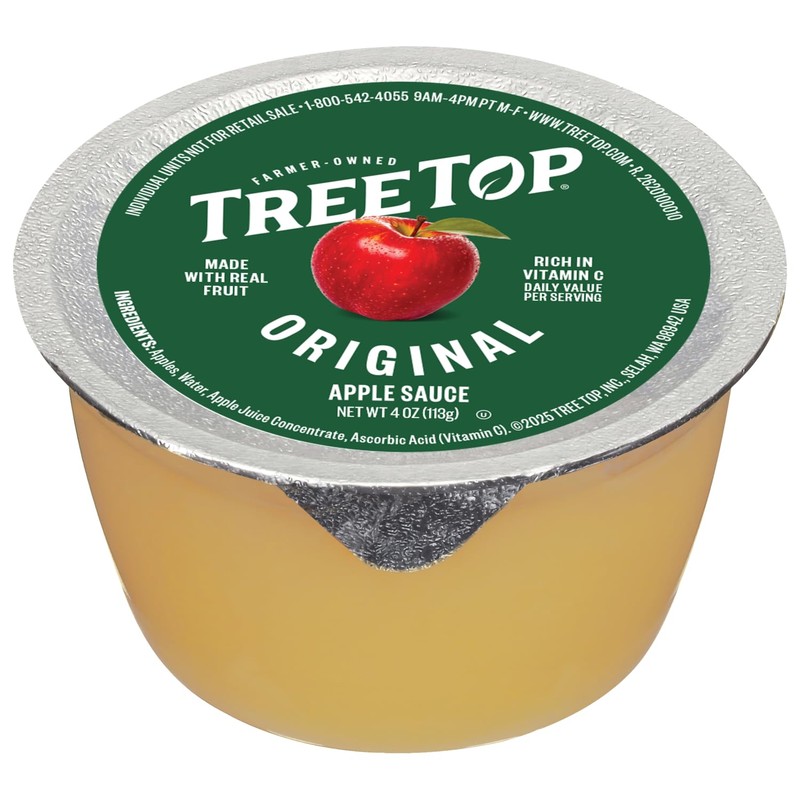 Tree Top Original Apple Sauce, 6 Count (Pack of 6)