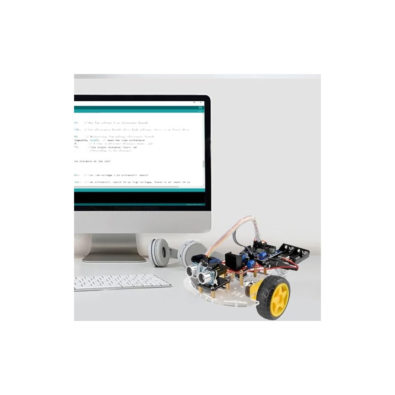Smart Robot Car Kit 2wd Robótico Coche Juguete Inteligente Educativo