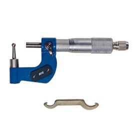 HFS (R) Tube Micrometer Reloading Ball Spherical Anvil Case Thickness 0-1"/0.0001"