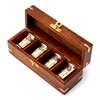 NKlaus Maritime 11709 Set of 4 Shot Cups Made of