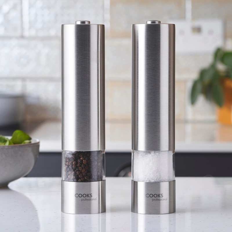 Cooks Professional Cooks Professional Electric Automatic Salt & Pepper Mill