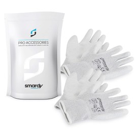 smardy 2 Pairs antistatic ESD gloves | touchscreen functionality size 10 (XL) for comfortable work and repairs to sensitive devices or eletronics