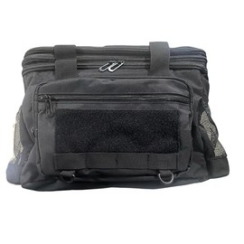 RJEU Large Tactical Lunch Box for Adults, Durable Insulated Lunch Bag with Shoulder Strap,Expandable Soft Cooler Bag for Men Work Outdoor Picnic Trips（26L, Black）