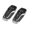 X AUTOHAUX 2pcs 5 Button Replacement Key Fob Case Keyless