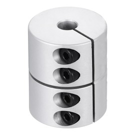 MECCANIXITY Shaft Coupling 8 to 8mm(ID) 40mm(L) Aluminum Alloy Shaft Coupler Connector Rigid Joint Motor Accessories for 3D Printer DIY Robots Model CN