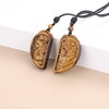 COAI 2 Sets Genuine Tiger Eye Dragon and Phoenix Couple