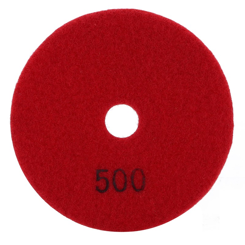 5Pcs 4in Diamond Wet Polishing Pads Soft Grinding Disc Kit