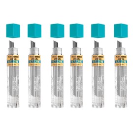 Pentel Super Polymer Automatic & Mechanical Pencil Refill (Pack of 6, 0.7mm, 2B)