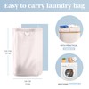 LONBET Laundry Basket with Lid, Made from Breathable Fabric |