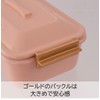 Sabu Staple, Antibacterial Tie Lunch, 1-Tier, Pink, 23.6 fl oz