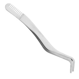 VICASKY Professional False Eyelash Applicator Tool with Built Comb Precision Stainless Steel Tweezers for Lash Clusters DIY Lash Extensions Gentle Versatile Makeup Tool for Weddings