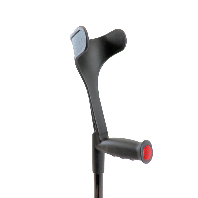 KMINA Foldable Forearm Crutches of Carbon Fiber (x2 Units), Open