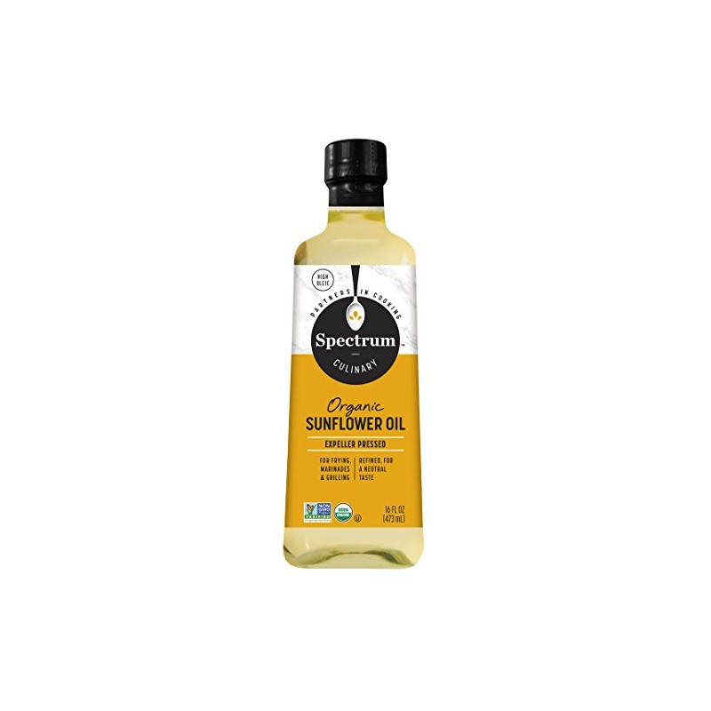 Spectrum Organic Sunflower Oil, Refined 16 Oz