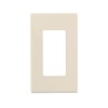 Leviton R78-80301-00T Light Almond Decora Plus Screwless Snap-On Wallplate