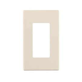Leviton R78-80301-00T Light Almond Decora Plus Screwless Snap-On Wallplate