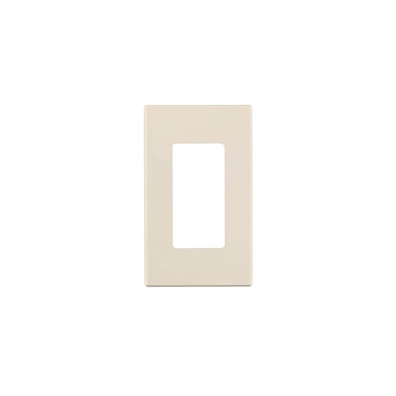 Leviton R78-80301-00T Light Almond Decora Plus Screwless Snap-On Wallplate