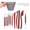 11pcs Pottery Sculpting Set Portable Polymer Clay Sculpture Carving Knife