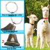 12 Sets Goat Collars with Bells Horse Sheep Grazing Cow