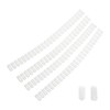 sourcing map 100Pcs 0.21"x0.46" Hinge Dowels, Plastic Dowel Insert for
