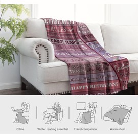 Levens 2024 Best Retirement Gifts for Women, Cozy 60"x50" Retirement Blanket for Women - Perfect Goodbye Gift Idea for Coworkers, Bosses, Doctors, Teachers & Friends