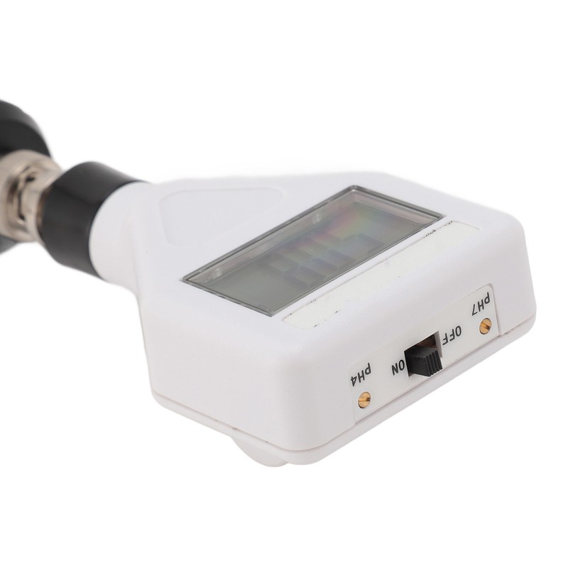 Soil PH Meter with Backlit LCD Display Multipurpose Fruit Meat