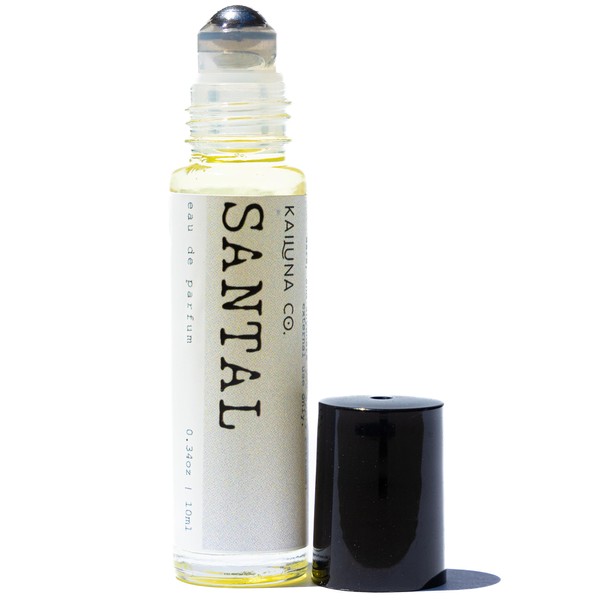 Santal Perfume Roll On with Pure Organic Jojoba Oil, Alcohol Free, Eau de Parfum, Made in California 33