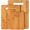 Bamboo Cutting Boards for Kitchen [Set of 3] Wood Cutting