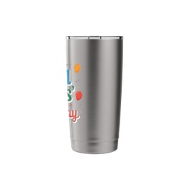 April Fool's Day Birthday Funny Born on April 1st Joke Stainless Steel Insulated Tumbler