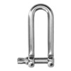 Long D Shackle 304 Stainless Steel Straight Anchor Screw Pin