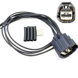 Engine Cooling Fan Motor Connector Pigtail Plug Wiring Harness Compatible with Ford Mustang 2010 2011 2012 2013 2014 2015 10 11 12 13 14 15