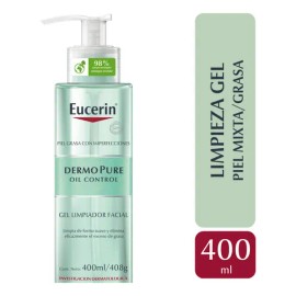 Gel Limpiador Facial Eucerin Dermo Pure Oil Control 400 Ml