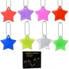 Lynlon Children's Reflector Pendants, Pack of 20, Star Safety Reflector