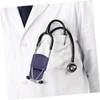 Baluue Stethoscope Holder Clip Pu Leather Stethoscope Protector for and
