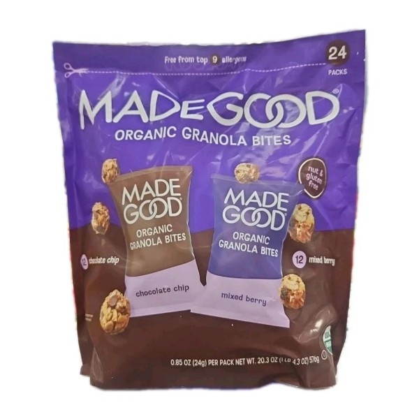 MadeGood Made Good Granola Minis, Variety Pack 24-count