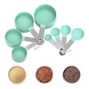 8 Piece Measuring Cups and Spoon Set - Plastic Measuring