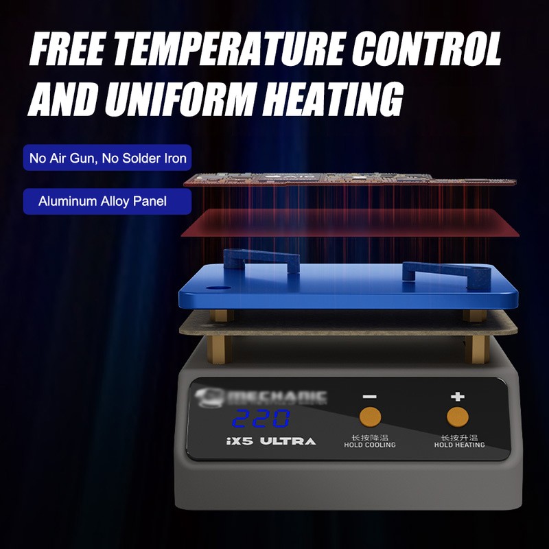 LED Screen Circuit Board Separator Heating Platform Glass Removal Plate