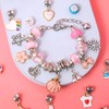 Charm Bracelet Making Kit for Girls with Jewelry Box, 68Pcs