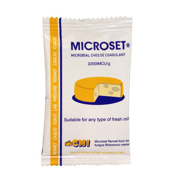 Pack of 3 * 6g Microbial Rennet Mix Cheese Coagulant