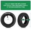 LAXEEM 2Pack 15x6.00-6" Inner Tubes with TR87 Angled Valve Stem
