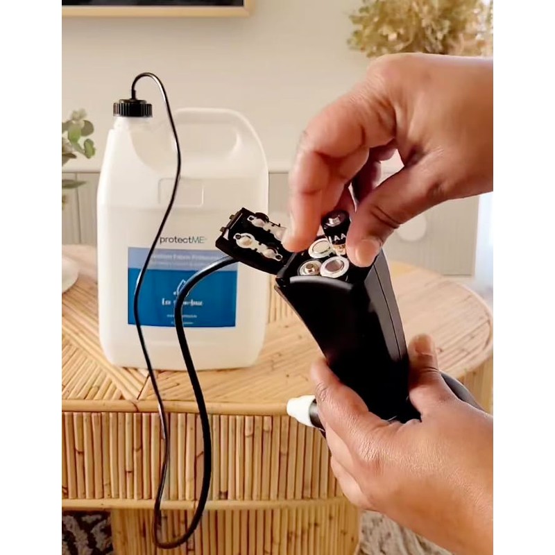 protectME Battery Sprayer for Use with Premium Fabric Protector and