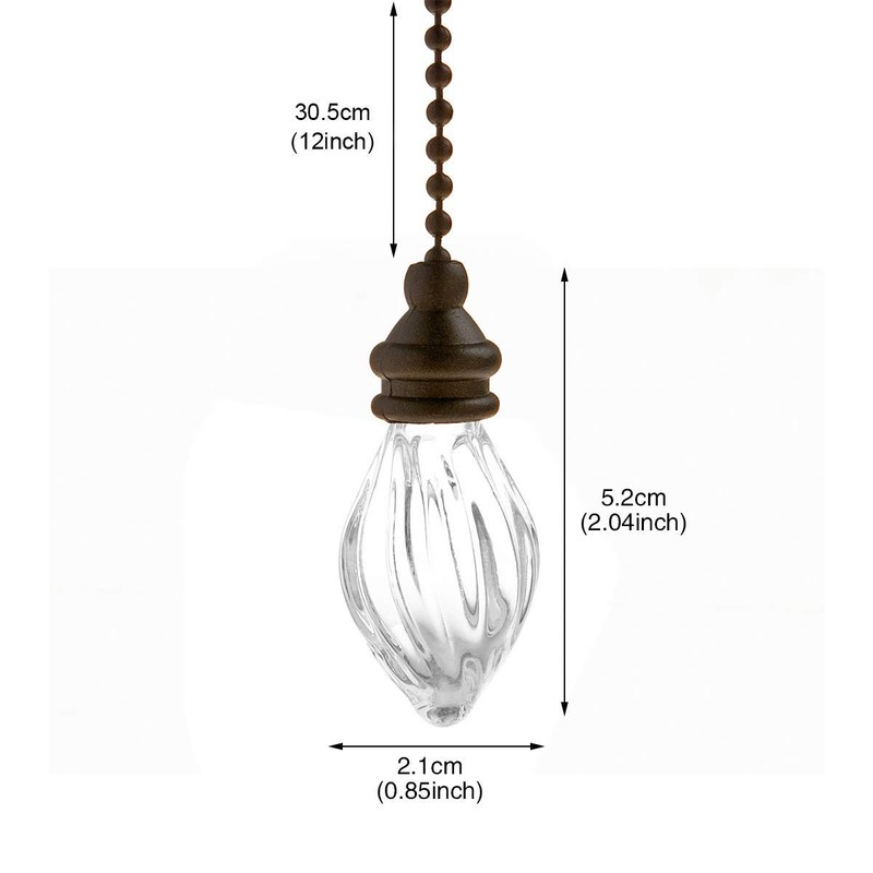 Saim Decorative Fan Pull Chain Set Lamp Pull Extension for