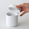 Alessi Aleesi PL09 W Birillo Cotton Swabs Holder, White